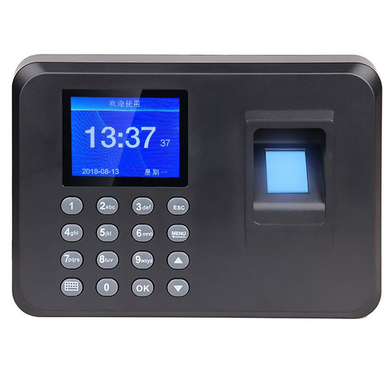 Fingeraftryk tid kort fremmøde maskine fingeraftryk adgangskendegenkendelse  h1 opgradere tid fremmøde maskine til at sende u disk