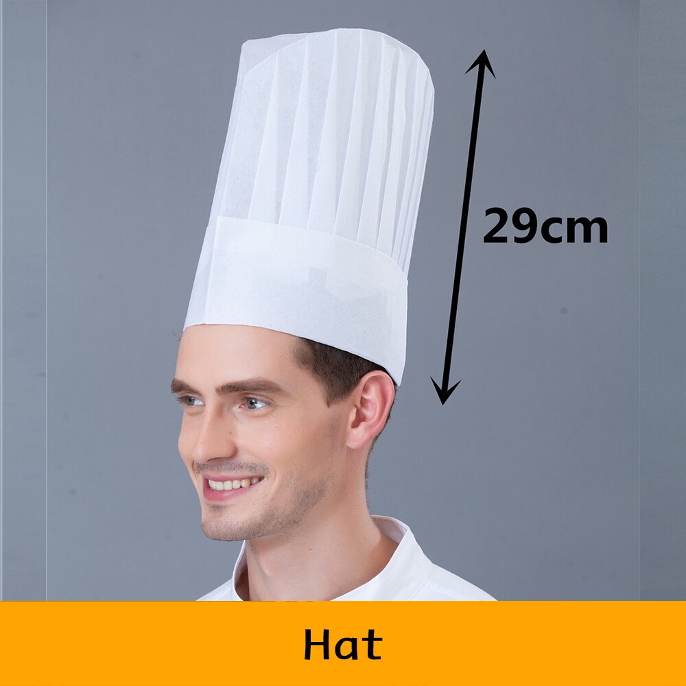 Chapeau de Chef non tissé, couvre-chef de Chef, couvre-chef de Restaurant, hôtel, vêtement de travail de cuisine, casquettes jetables, 20 pièces/lot: 5