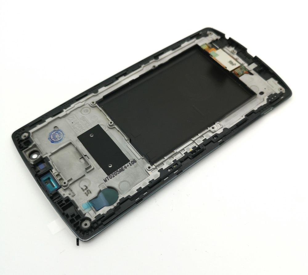 Pantalla LCD de 5,5 pulgadas para LG G4 H815 H810 H811, montaje de digitalizador con pantalla táctil con marco biselado