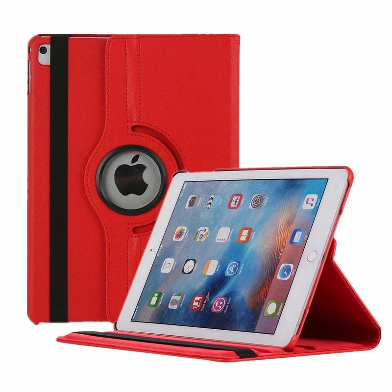 Dla iPad Air 2 Case 360 stopni obracanie PU skórzana klapka etui do ipada ipad 9.7 etui do ipada ipad 6 generacji Case air 1 2018 9.7