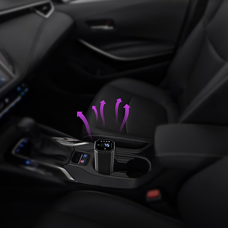 Portable Aluminum Alloy Car Air Purifier Cleaner USB Mini Home Air Cleaner for Outdoor