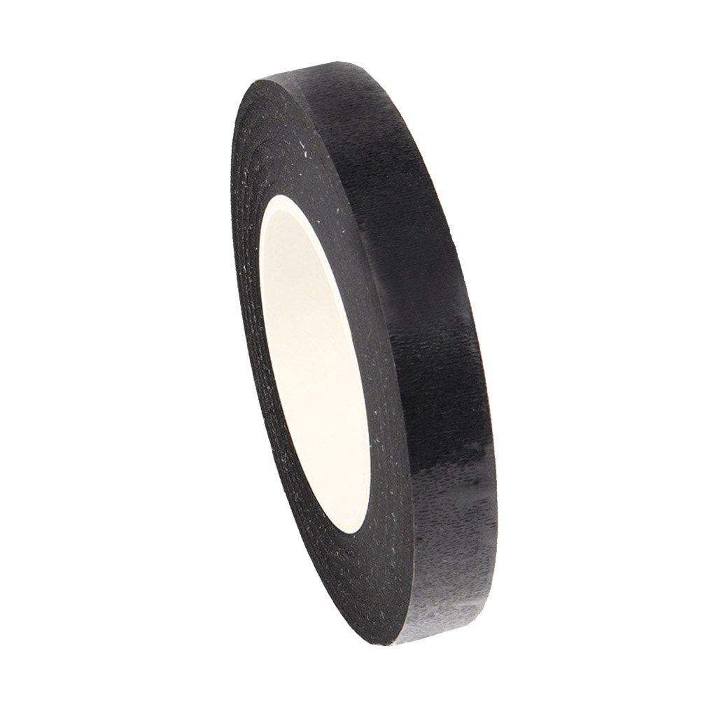 1 Roll Colorful Tape DIY Artificial Flowers Wraps Paper Adhesive Floral Stem Garland Decoration Tape: black
