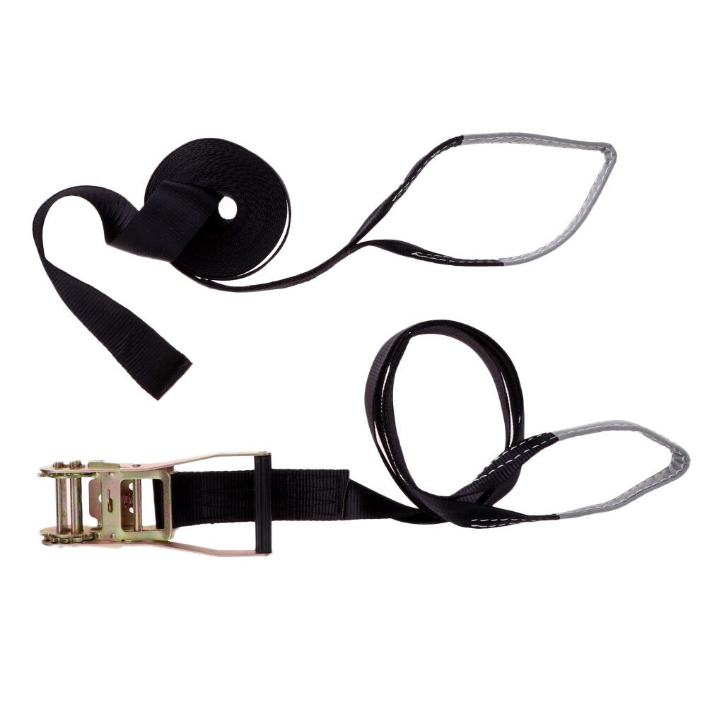 Heavy Duty Slackline Kit 36ft x 2'' Webbing Rope &amp; Tension Ratchet for Garden