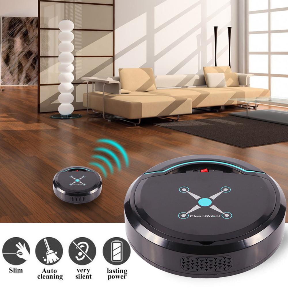 Rechargeable Auto Cleaning Robot Smart Sweeping Robot Floor Dirt Dust Hair Automatic Cleaner For Home Electric Vacuum Cleaners