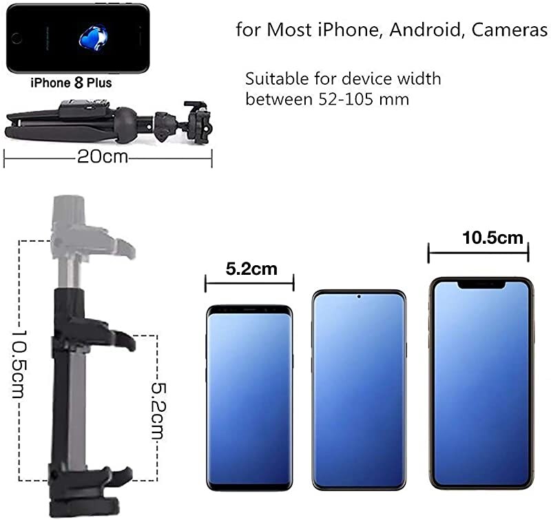 Geschikt Voor Iphone Android Bluetooth Zelfontspanner Selfie Stok Met Statief Plastic Lichtmetalen Self Timer Stick Voor Smartphone Huawei