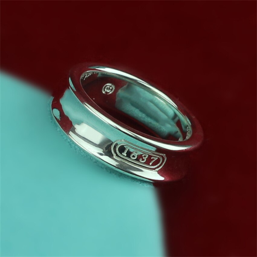 Bague en argent Sterling S925 pour hommes et femmes, de luxe haut de gamme, bijoux assortis, d'anniversaire