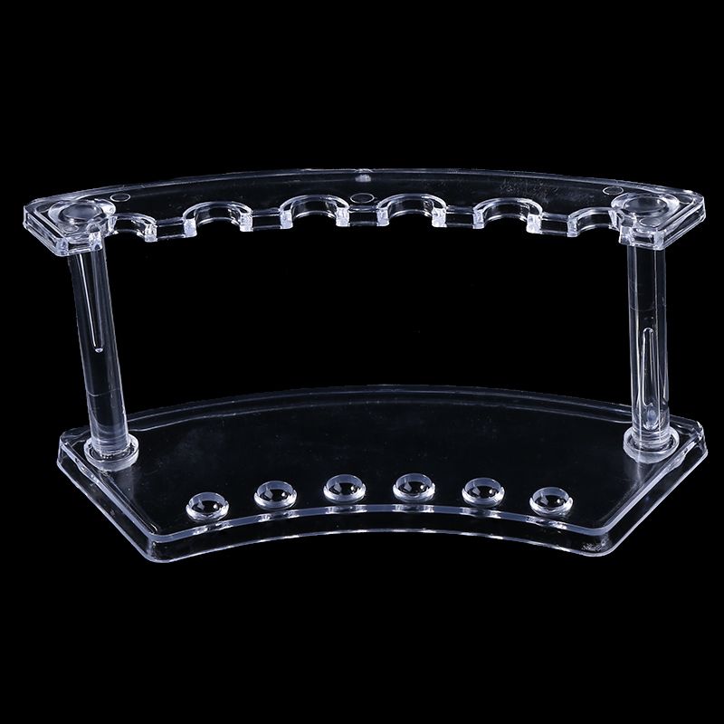 Plastic 6 Slot Pen Jewelry Display Holder Stand Display Rack M17F