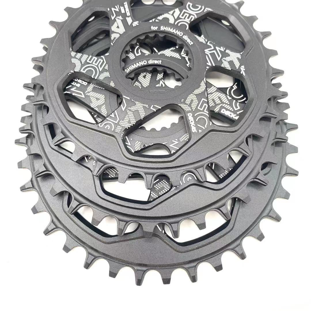 DECKAS-plato de bicicleta de montaña, rueda ancha y estrecha para Shimano M6100 M7100 M8100 M9100, juego de bielas de 12 velocidades, 1x1 2s
