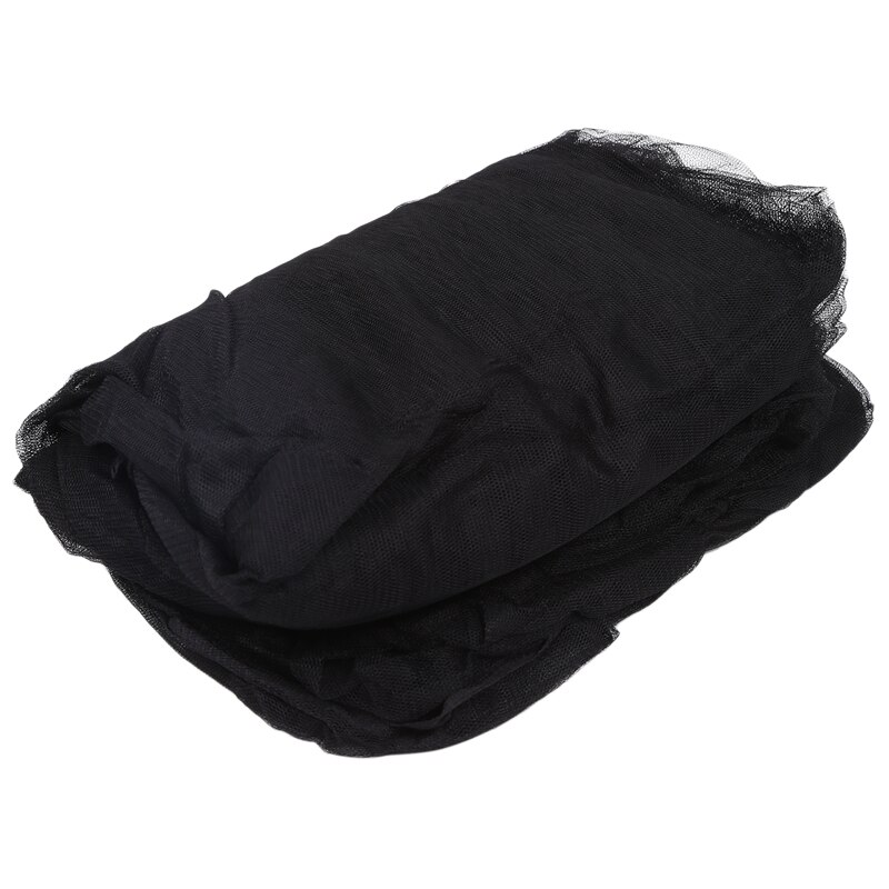 4-Hoek Bed Netting Canopy Klamboe Voor Queen/Kingsize Bed 190*210*240Cm (Zwart)