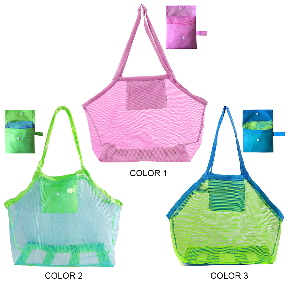 Outdoor Zwemmen Beach Bag Opvouwbare Mesh Zwemmen Waterdichte Tas Voor Kids Strand Speelgoed Mesh Tassen Beach Zwemmen Sport Tassen