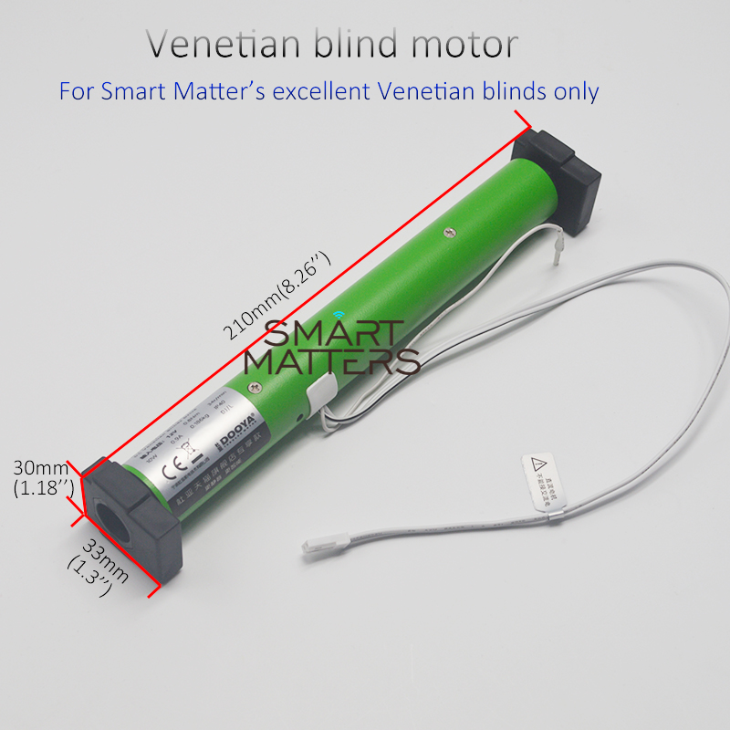 Automatic Rechargeable Electric Motor for Venetian Blinds Honeycomb Shades Control by Remote for 110V to 240V Voice Control