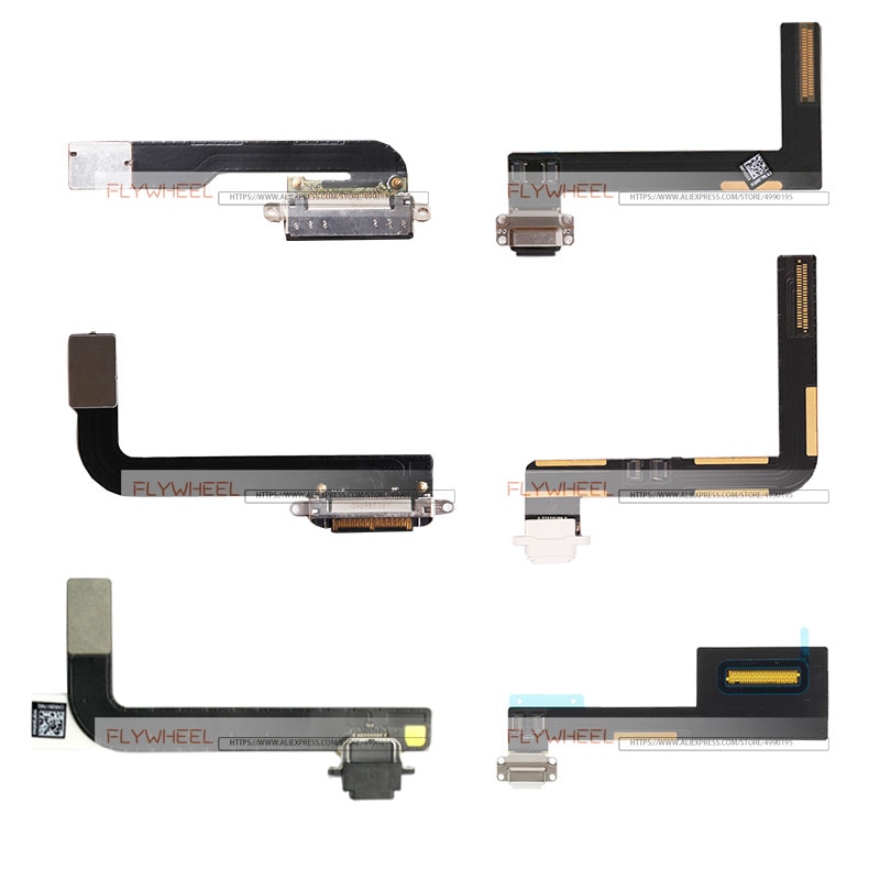 1 pçs doca de carregamento usb para ipad 2 3 4 5 6 ar 1 2 mini 1 2 3 4 pro 9.7 carregador porto de carregamento doca conector usb cabo flexível dados