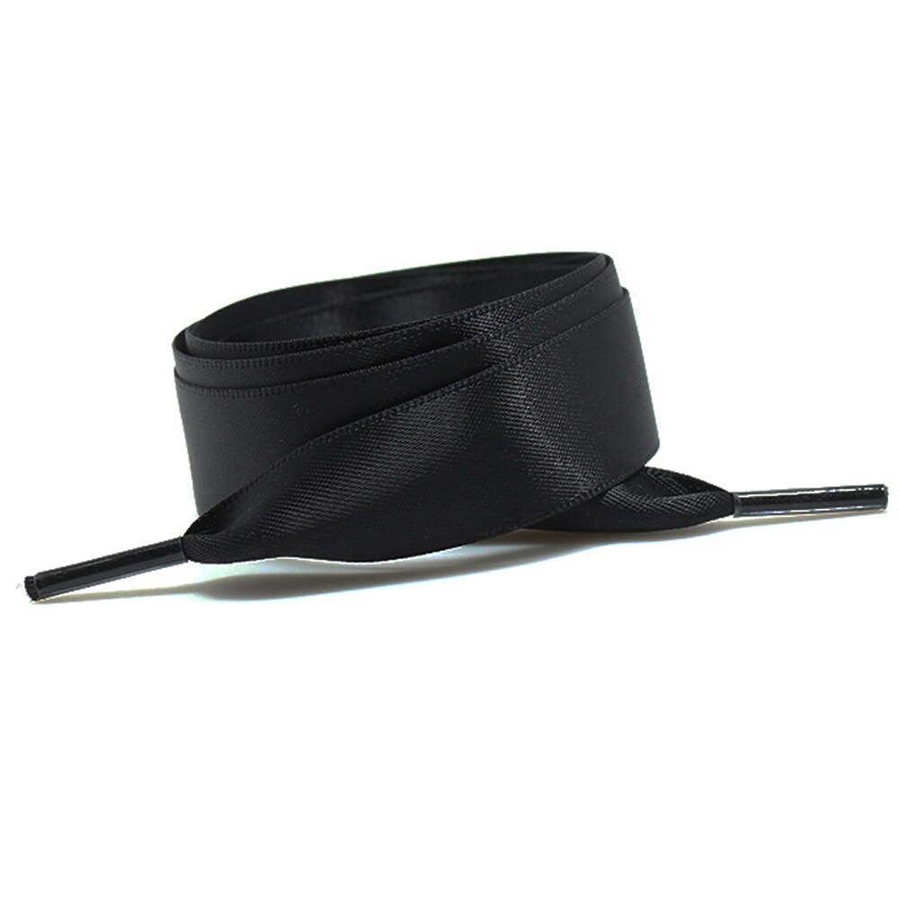 120CM Flat Sneaker Shoe Lace Flat Shoe String for Sneaker Athletic Shoelace: 4PCS black