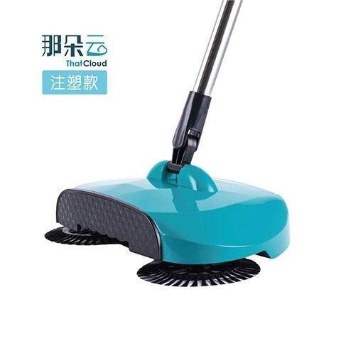 Zimmer Teppich Hand drücken Kehrmaschine Reinigung Besen Edelstahl Hand drücken Kehrmaschine Pinsel Boden Stofzuiger Haushalt Artikel DF50HPS: dunkel Grün