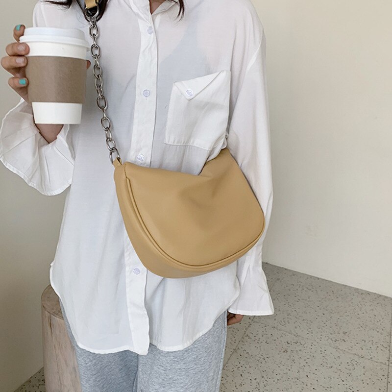 [bxx] kedja högkapacitet pu-läder crossbody-väskor för kvinnor axelhandväska kvinnlig resväska väska  hm141