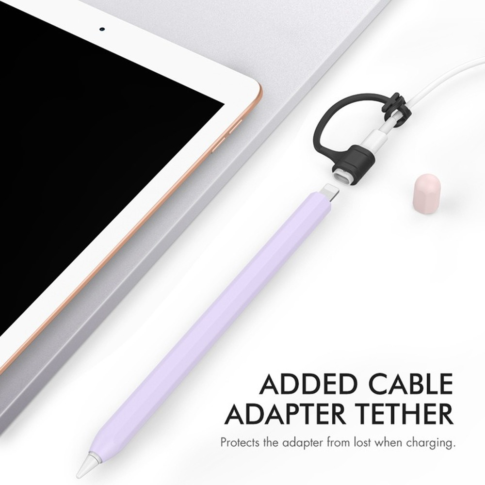 Manchon de protection Ultra-fin en Silicone pour Apple Pencil, 1ère génération, avec capuchon de stylo
