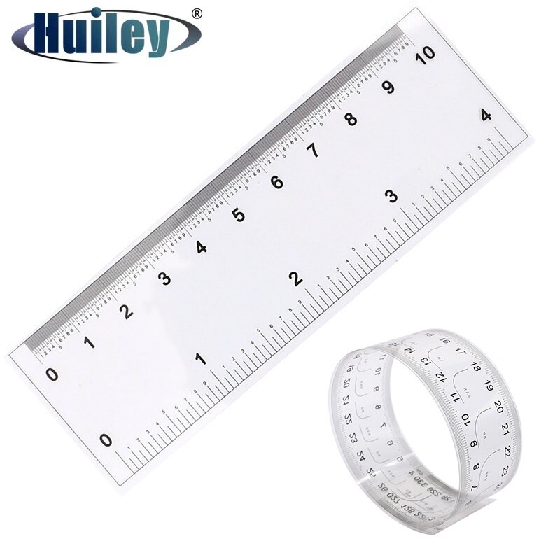 Règle de Film, règle souple transparente de 10/30/60/100/150cm, échelle de redressement (Angle R) de 30CM, carte d&#39;étalonnage de mesure de 0.1mm/0.5mm