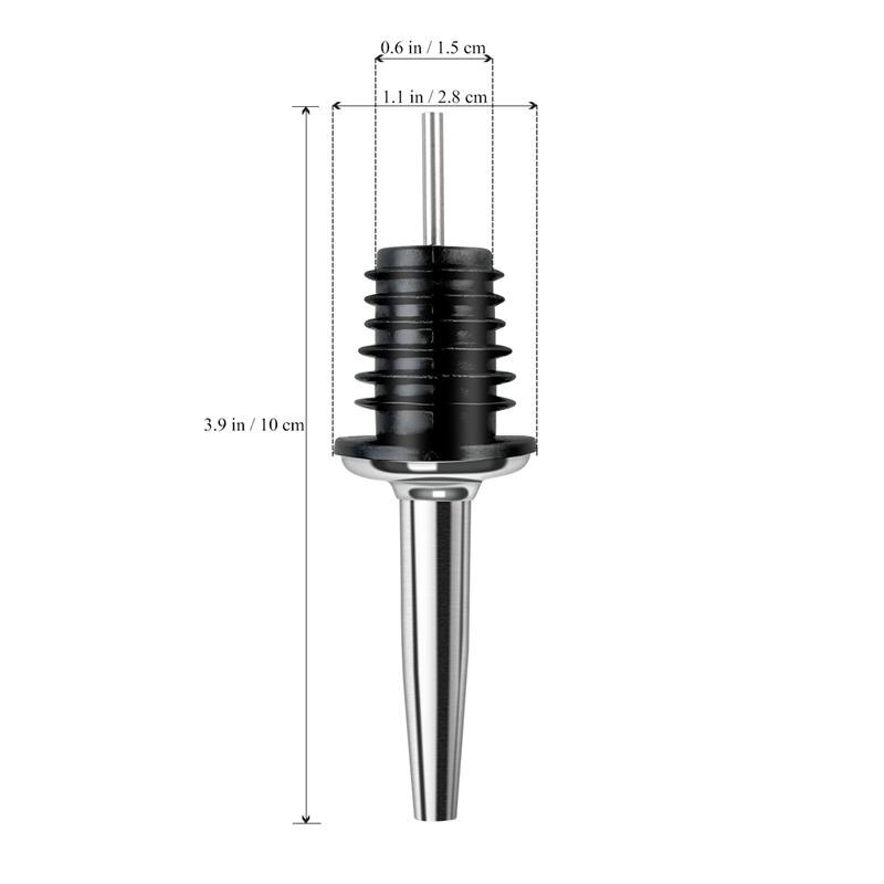 Rosenice 12Pcs Wijn Schenker Klassieke Fles Pourers Rvs Met Taps Toelopende Tuit Wijn Fles Schenker Bar Accessoires