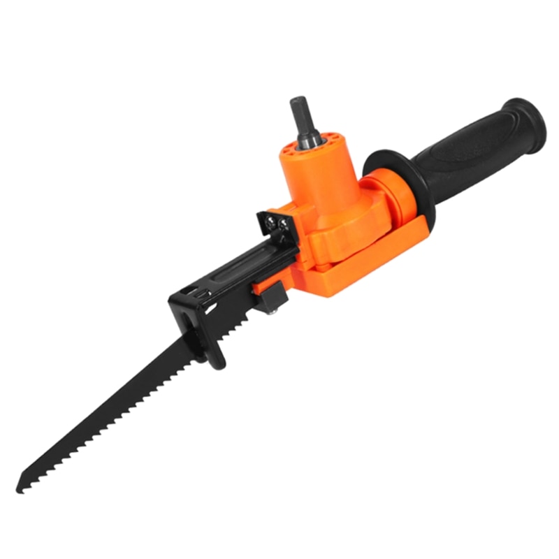 Reciprocating Saw Attachment Adapter Change Electric Drill Into Jig Saw Tool