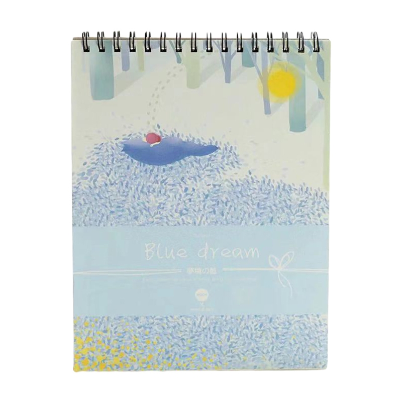 50 Vellen A4 Papier Aquarel Schets Boek Notepad Voor Schilderij Tekening Dagboek Dagboek Notebook Schetsboek Met Spiraal Draad: LittleRiding Hood