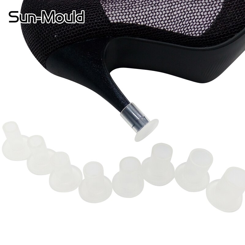 8 forskellige størrelser græsplæne strand bryllup højhælede sko hælbeskytter høj stilethæl fodtøj sko antiskridhæletui 8 par