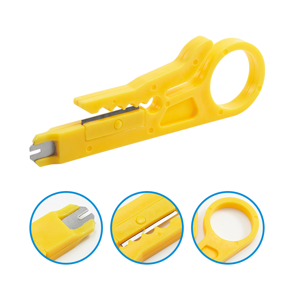 Kabel Abisolieren Draht Cutter Crimpen Werkzeug Multi Stripper Messer Crimper Zange Mini Tragbare Dekrustation Elektrische Gerade