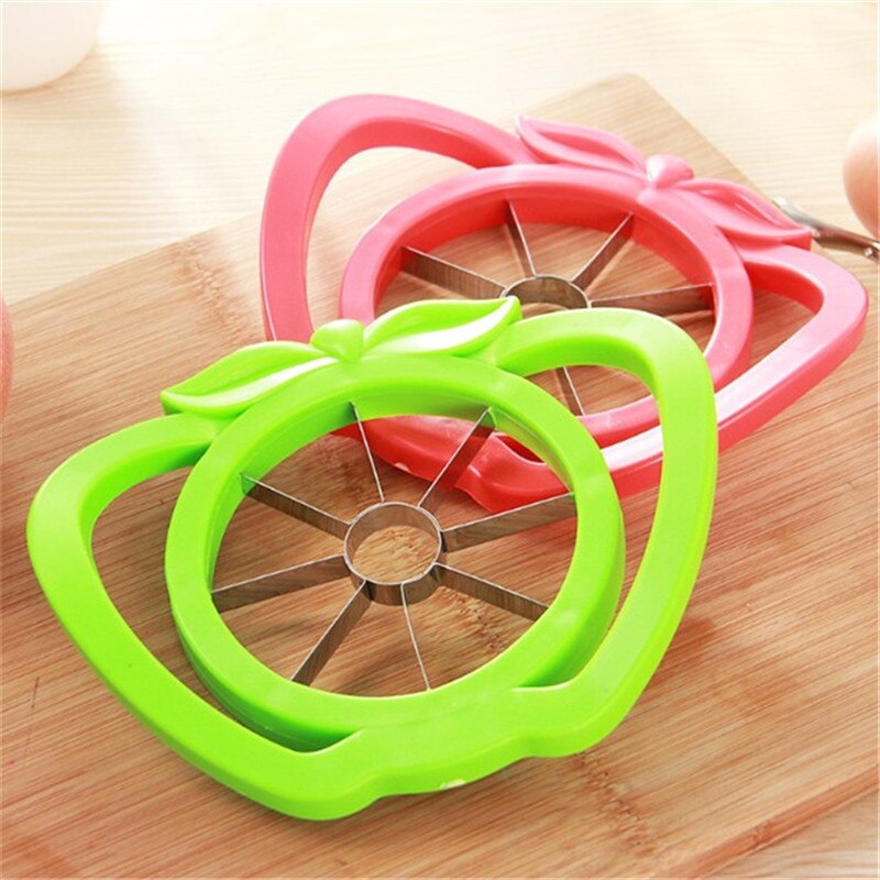 Stainless Steel Fruit Apple Pear Easy Cut Slicer Cutter Divider Peeler cut fruit Multi-function Eco-Friendly Easy Clean: Random Color 1Pcs