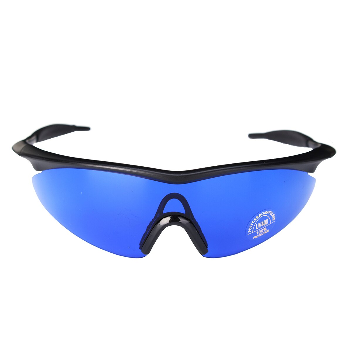 Mænd kvinder retro golfbold finder briller blå linse øjenbeskyttelse sport briller solbriller med boks golf tilbehør