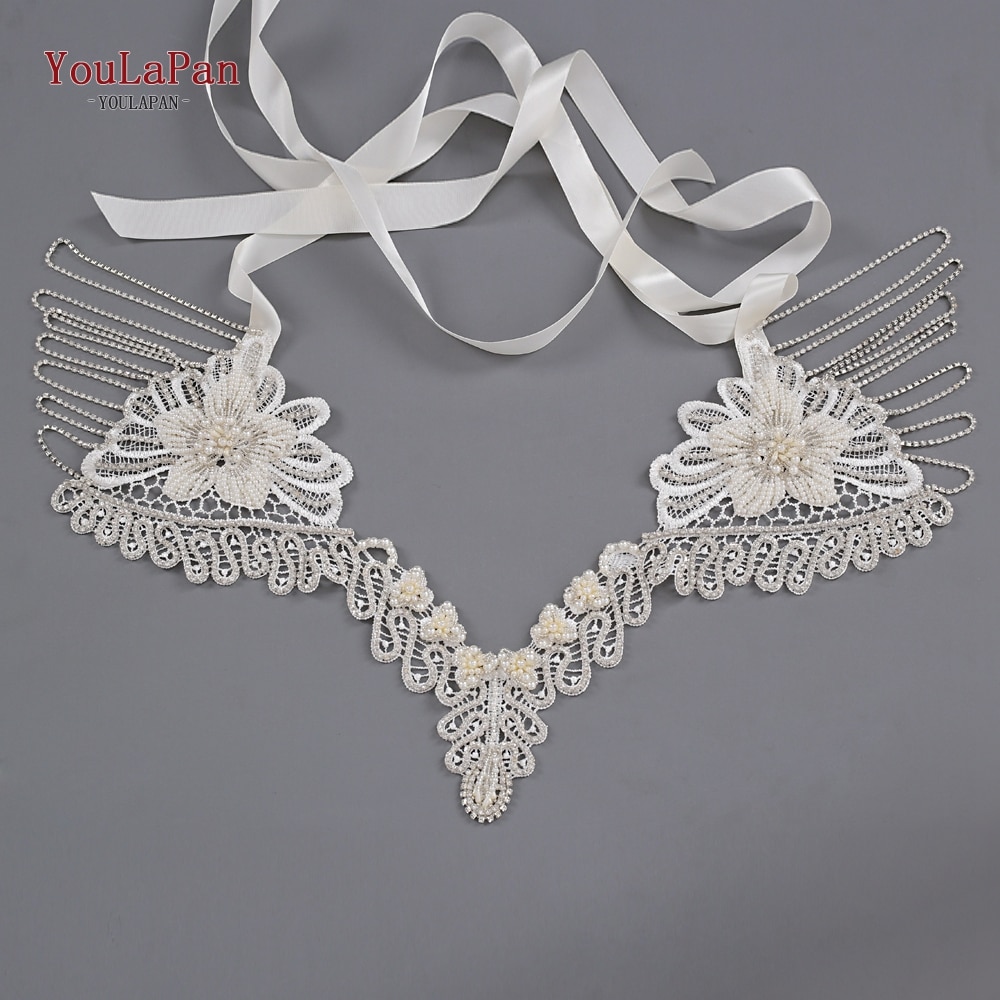 YouLaPan G12 Beading Wedding Bolero Luxury Short Appliques diamond Wedding Wrap Jacket for Evening Prom Wedding Accessories
