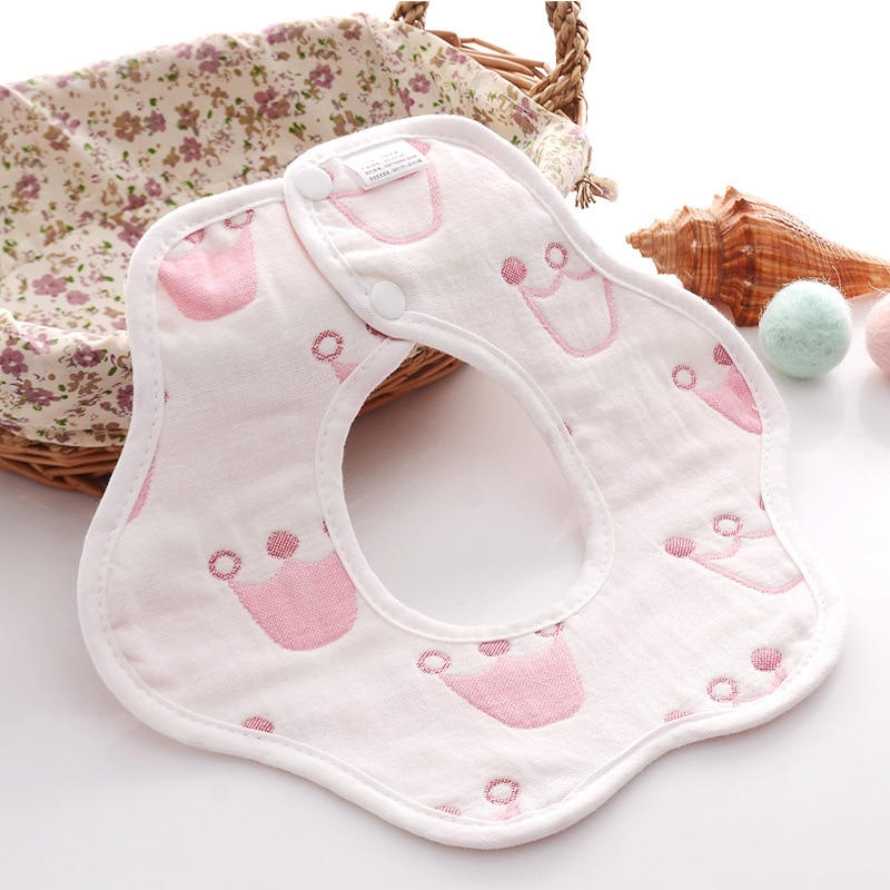 Bebê babadores bonito dos desenhos animados padrão da criança do bebê à prova dwaterproof água saliva toalha de algodão ajuste 0-3 anos de idade infantil arroto panos alimentação: 1