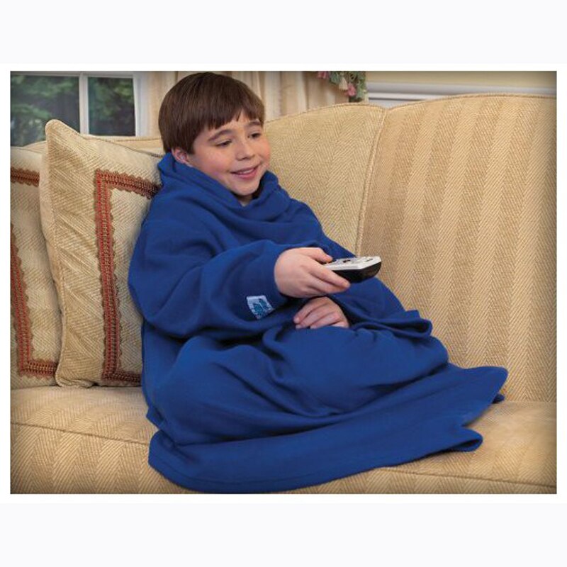 BATAMANTA para NIÑOS MANTA polar con MANGAS Bata SILLON sofa o cama Visto en TV Infantil Talla UNICA batin niño niña invierno