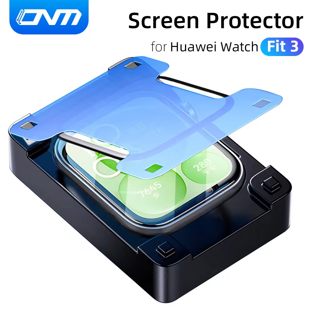 Installieren Sie Höhle Fach-Displayschutz für Huawei Uhr passen 3, kratzfeste Schutzfolie für Huawei passen3 mit vollständiger Abdeckung, Filmzubehör