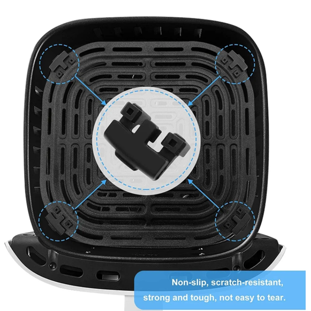 4 stuks luchtfriteuse rubberen bumpers luchtfriteuse vervangende onderdelen beschermhoezen geschikt voor instant Vortex luchtfriteuse grillpan