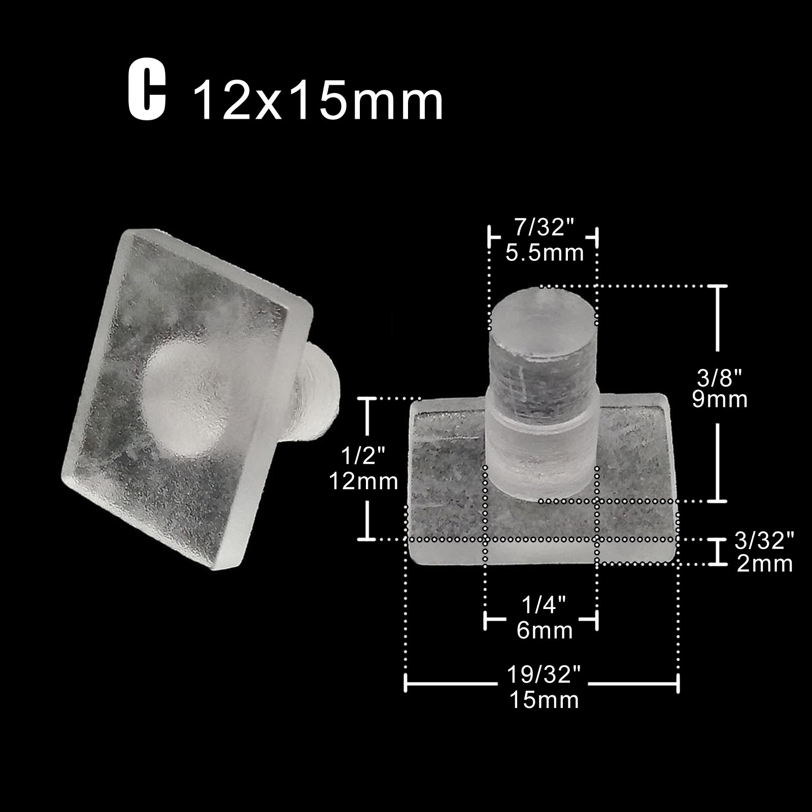 24 Stück weiche, klare, transparente Gummi-Embedded-Möbel, Tisch, Stuhl, Beinfüße, unten, Gleitpad, Bodenschutz, stoßfest: Greyish Braun