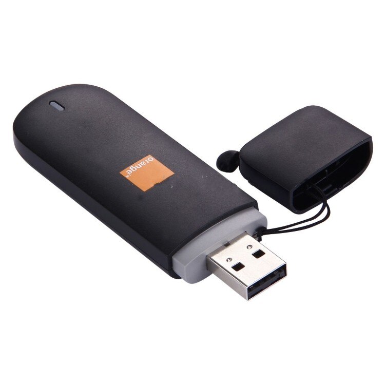 Huawei E352 clé USB haute vitesse 3G Modem USB, prise en charge de l'antenne externe, signe aléatoire (noir/blanc)