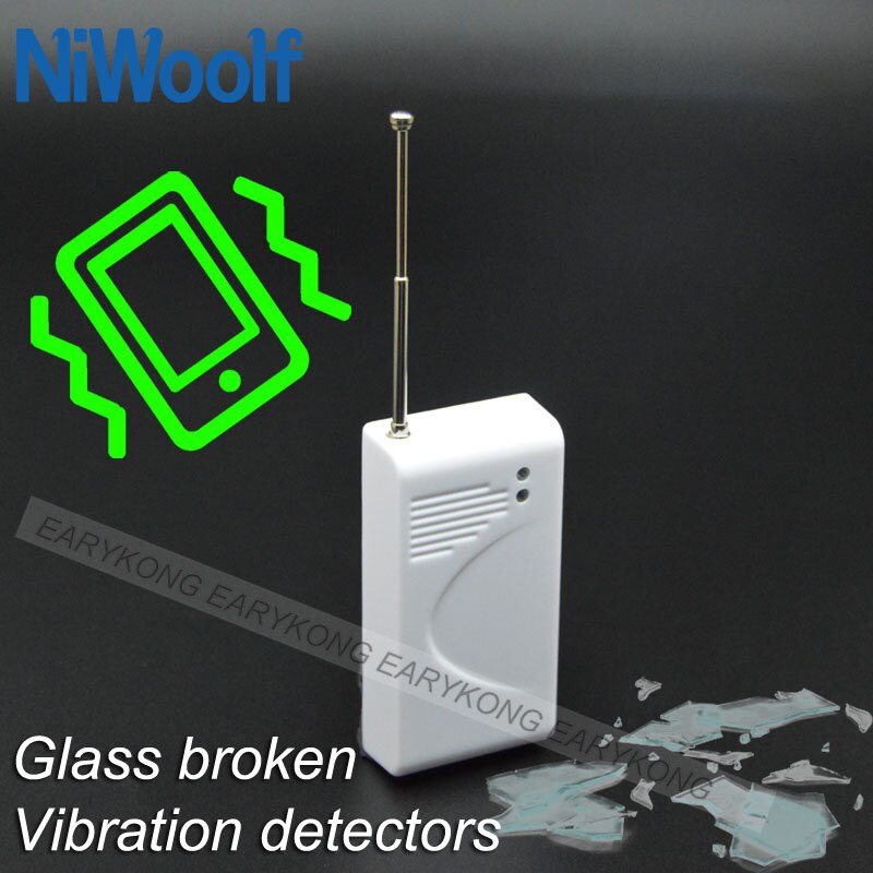 Wireless Vibration Sensor Shake Sensor For Home Alarm System Available to prevent vibration