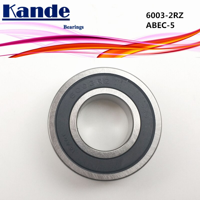 6003RS Lager 4Pcs ABEC-5 6003 2RS Enkele Rij Diepgroefkogellager 6003-2RS 17x35x10mm