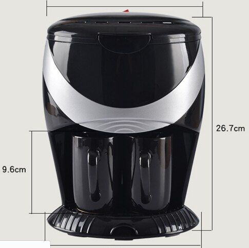 Mini coffee machine electric drip coffee machine home semi-automatic brewing teapot American coffee machine