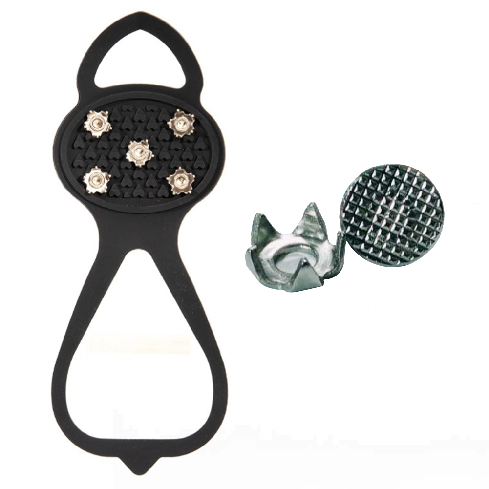 Clavos de hielo para crampones de escalada, clavos antideslizantes de repuesto para cubiertas de zapatos de senderismo, 8/10, 16/20 piezas