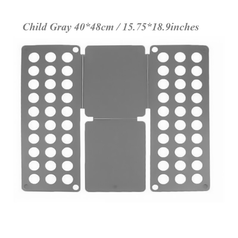 Clothes Folding Board Adult Child Clothing Folder Closet Organizer Folders Boards Quick Clothes Holder Laundry for Mom: CHILD-Gray