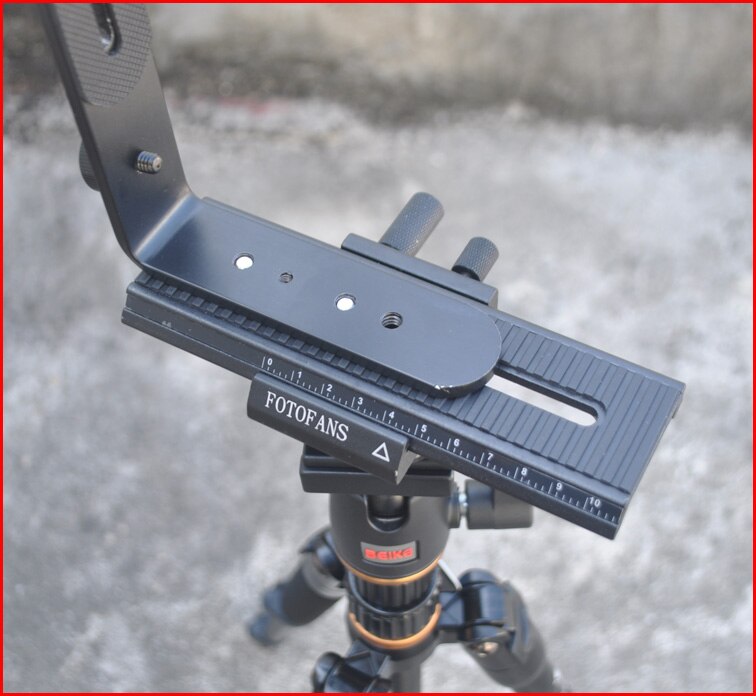 Original authentic FOTOFANS Cheap Panoramic Head 360 degree DIY Nodal Shooting Matrix Nodal Head Macro Slider for DSLR Canon