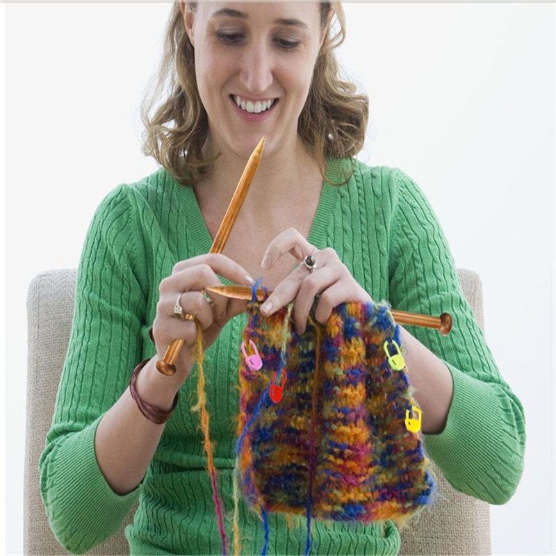 Koknit strikkepinner til nybegynner genser heklenåler sett diy håndverk sytilbehør garnvev strikkepinner krok sett