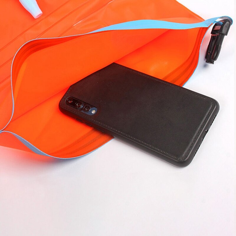 PVC Swimming Double Air Bag Safety Float Air Dry Bag Inflatable Float Swimming Floating Bag Multifunctional Storage Bag
