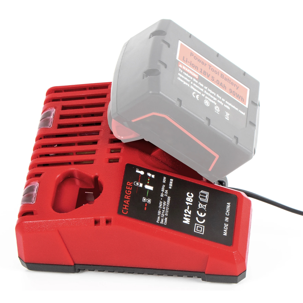 Zamienna ładowarka akumulatorów M12-18C robić Milwaukee 12 V 14,4 V 18 V 48-11-1815/1828/1840 Akumulatory litowe robić elektronarzędzi