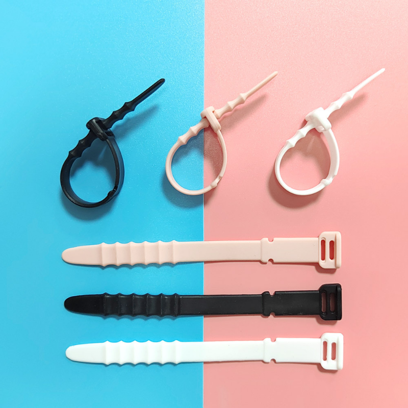 5 teile/satz Silikon Kabel Organizer Kabelbinder Wiederverwendbare Kabel Wächter Twist Krawatten USB Ladung Datenkabel Kopfhörer Linie Verwaltung