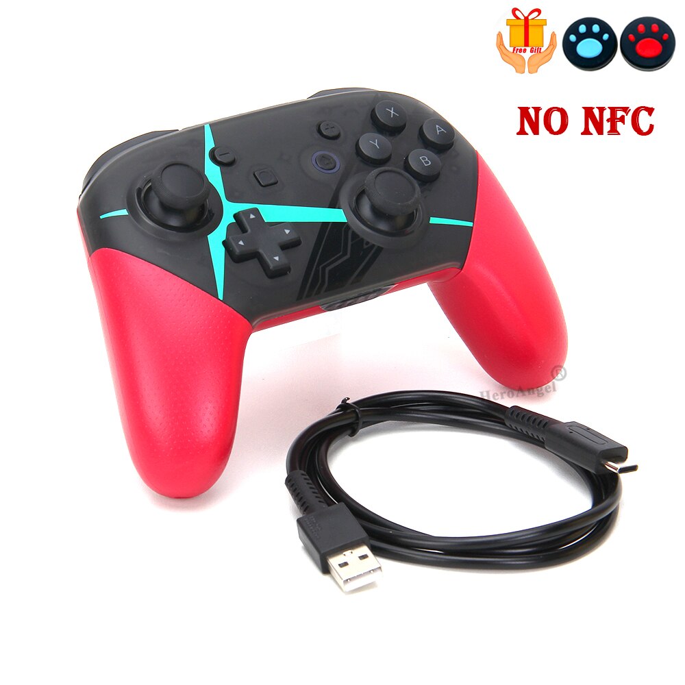 1/2 Pcs Wireless Bluetooth-compati Pro Controller Gamepad Joypad Remote Joystick for Nintend Switch Console Game Accessories: XenoNO NFC