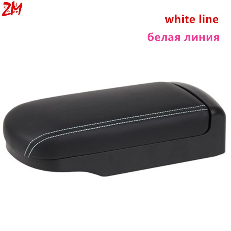 For Hyundai Creta Armrest box Creta IX25 lengthen heighten Lossless retrofit support decoration car accessories: Creta white line