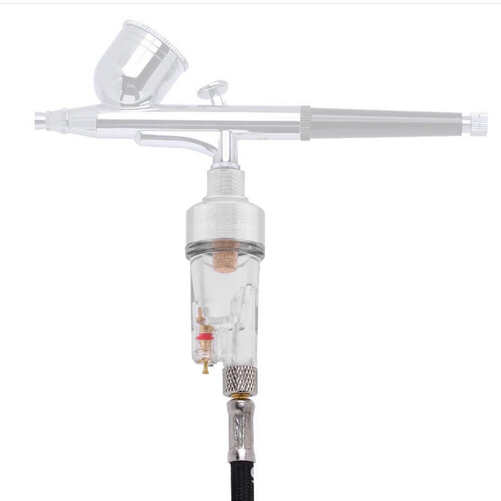 Luftfilter fugt vandlås olie-vand separator regulator airbrush fitting egnet til alle 1/8 " bsp gevind airbrushes