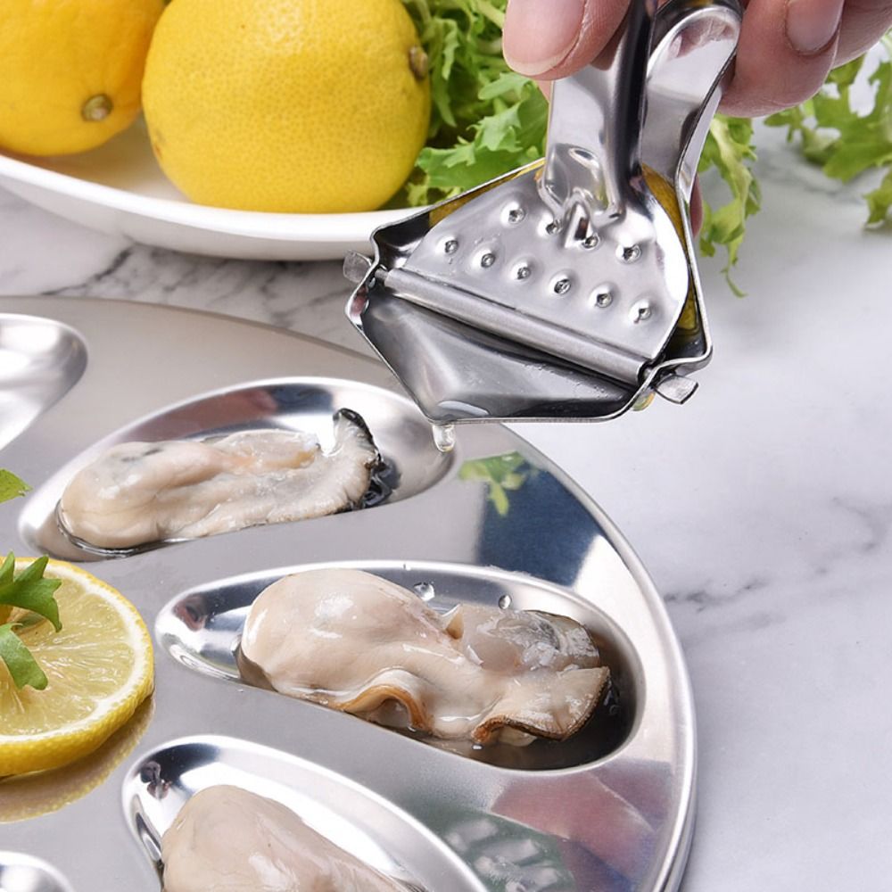 Pressa a mano per uso domestico pinze per limone in acciaio inossidabile spremiagrumi manuale antiruggine clip per spremiagrumi argento pressa per agrumi uva