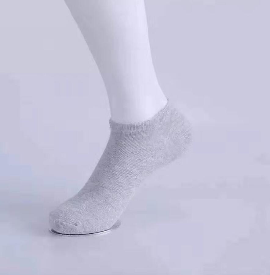 Männer Baumwolle Socken Weiche Sommer Herbst Sport Yoga Socken Ankle Low Cut Crew Männer Socke Hausschuhe jugend socken: grey